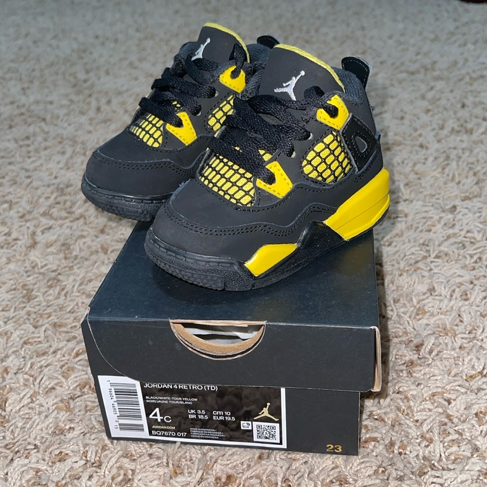 Air Jordan 4 Retro (TD) ‘Thunder’ 2023 4C